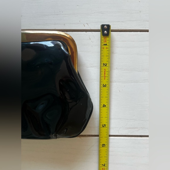 Vintage black patent clutch - Picture 12 of 12